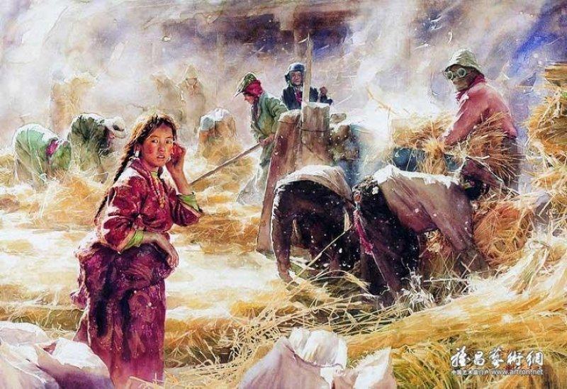 Çinli ressam Liu Yongsheng'in fırçasından muhteşem çalışmalar