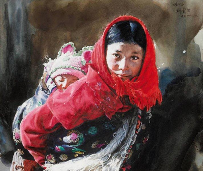 Çinli ressam Liu Yongsheng'in fırçasından muhteşem çalışmalar