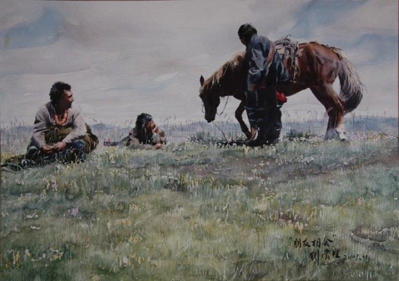 Çinli ressam Liu Yongsheng'in fırçasından muhteşem çalışmalar