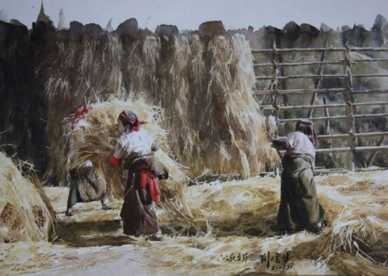 Çinli ressam Liu Yongsheng'in fırçasından muhteşem çalışmalar