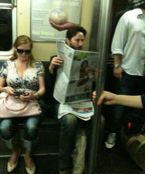 Metroyu tercih eden Hollywood yıldızları - Resim 11