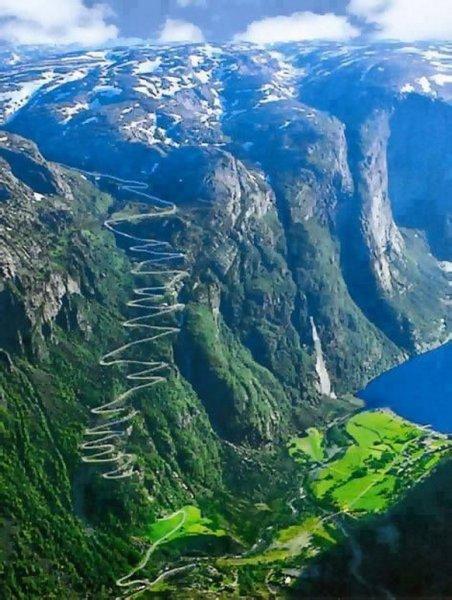 Masallar diyarı Norveç'ten muhteşem manzaralar 