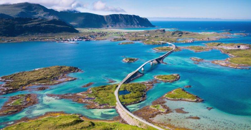 Masallar diyarı Norveç'ten muhteşem manzaralar 