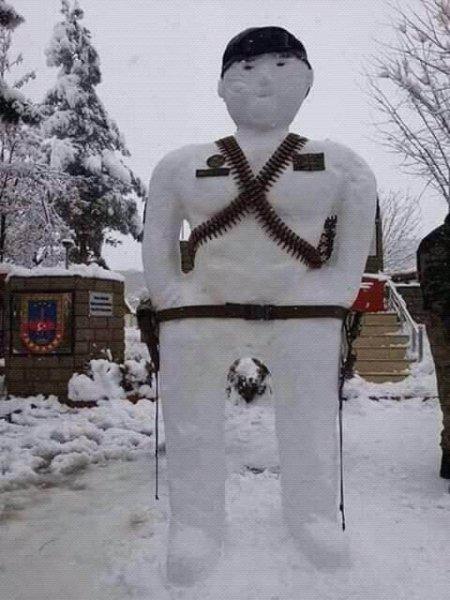 Türkiye'nin en güzel kardan adamları