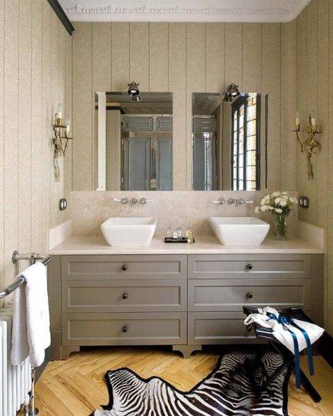 Modern banyo dekorasyonu için farklı öneriler 