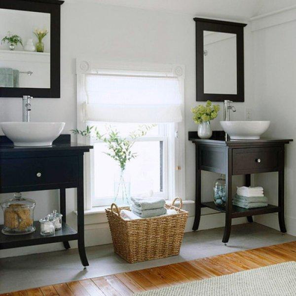 Modern banyo dekorasyonu için farklı öneriler 