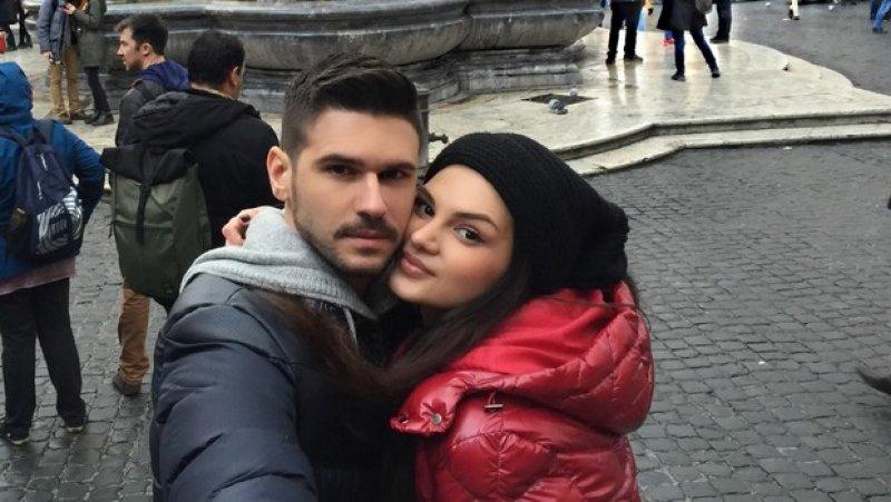 Tolgahan Sayışman'dan sevgilisine Roma sürprizi