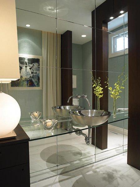 Modern banyo dekorasyonu için farklı öneriler 