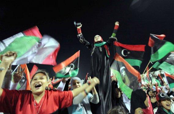 Libya'da Kaddafi'nin devrilişinin yıldönümü kutlandı