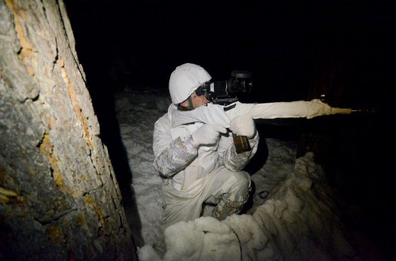 Komandolar eksi 20 derecede eğitimde