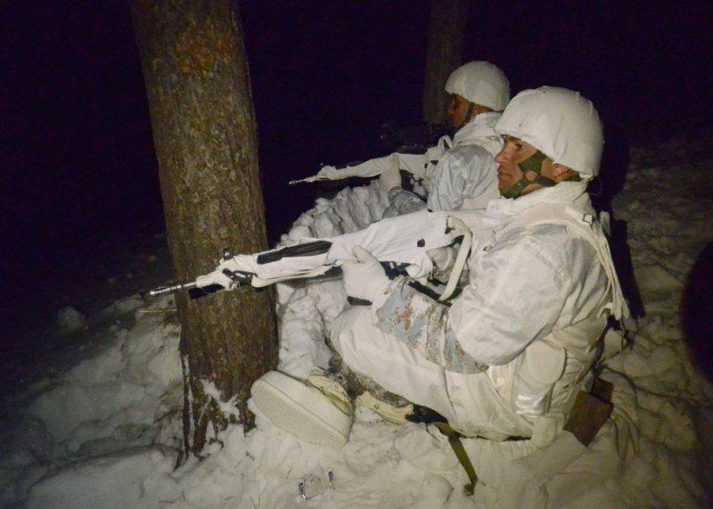 Komandolar eksi 20 derecede eğitimde