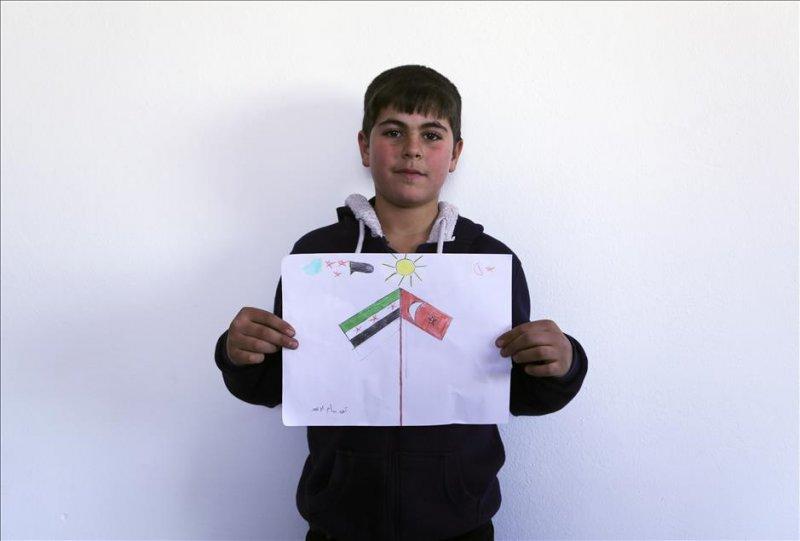 Suriyeli çocukların Türkiye sevgisi 