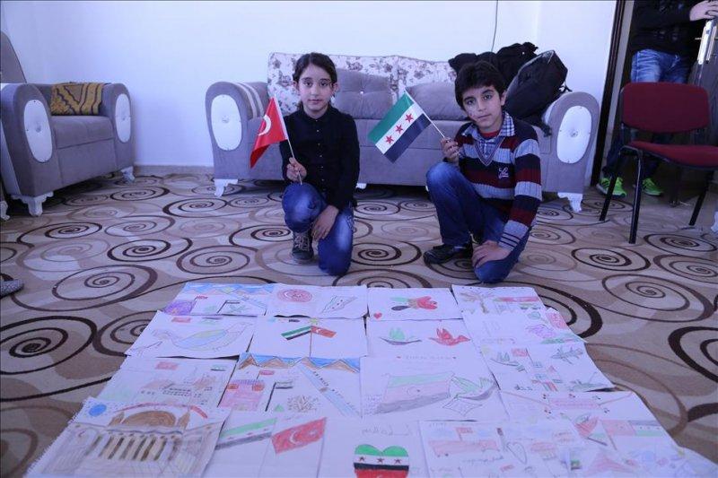 Suriyeli çocukların Türkiye sevgisi 