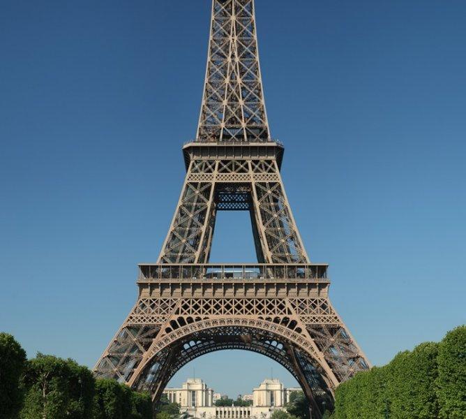 Eyfel Kulesi'nin muhteşem manzarası 