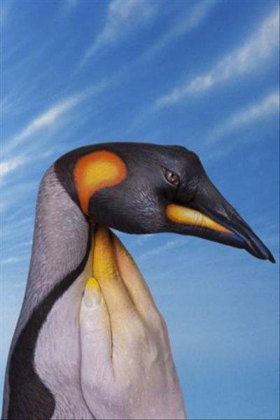 İnsan eline yapılan boyama sanatı 