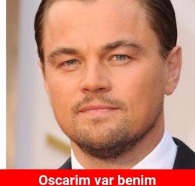 Oscar'ı kazanan Leonardo DiCaprio capsleri