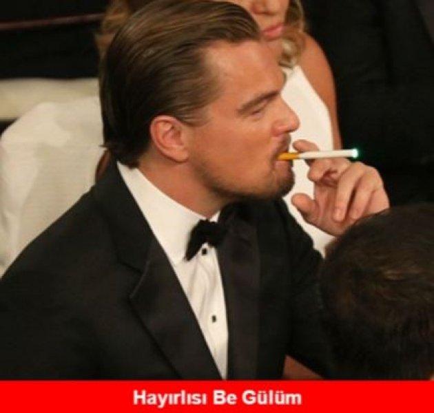 Oscar'ı kazanan Leonardo DiCaprio capsleri