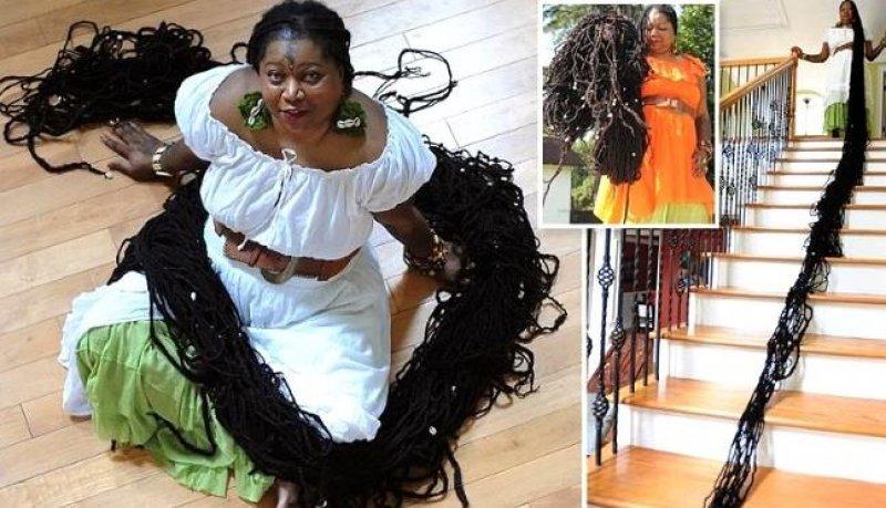 Dünyanın en uzun rasta saçlı kadını: Asha Mandela
