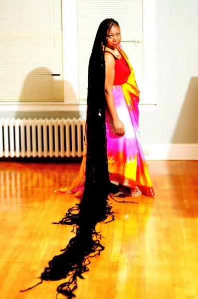 Dünyanın en uzun rasta saçlı kadını: Asha Mandela