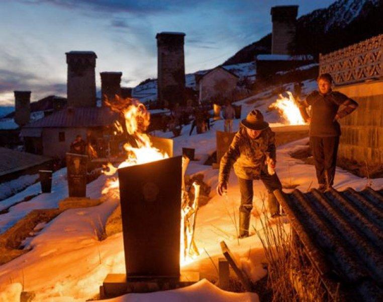 Kafkas Dağlarında yaşayan Svanlar kendi kültürünü yaşatıyor 