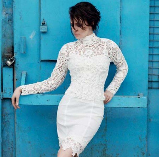 Fahriye Evcen gelinlik giydi