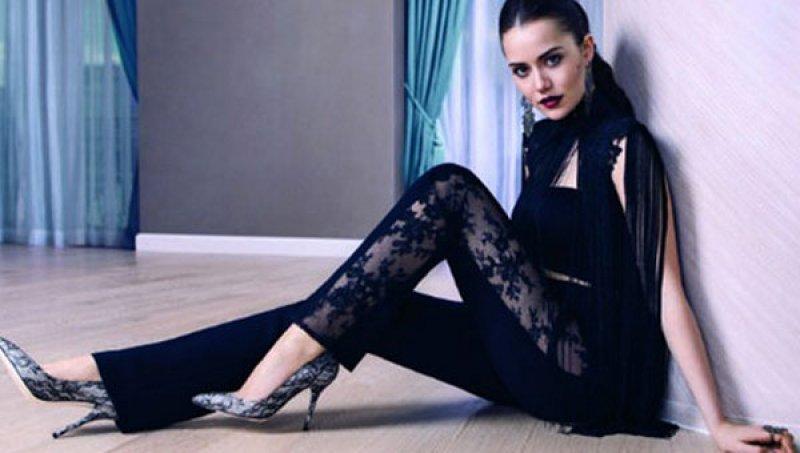 Fahriye Evcen gelinlik giydi