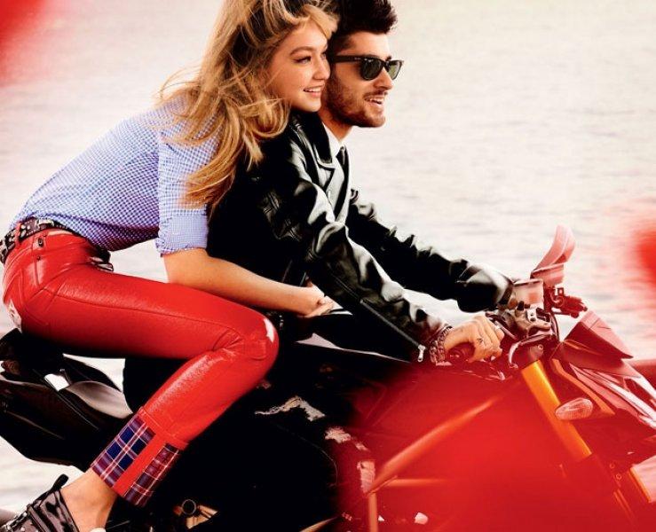 Gigi Hadid sevgilisiyle romantik pozlar verdi 