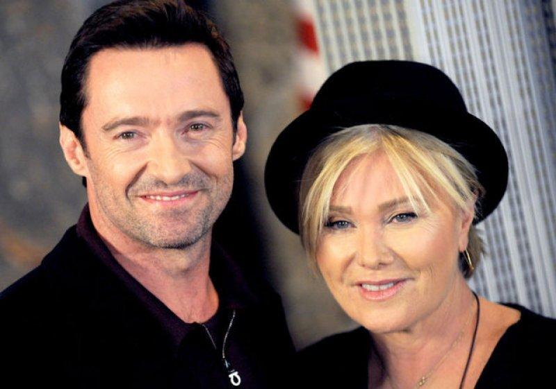 Hugh Jackman celebrated his 20th anniversary with his wife on the beach.