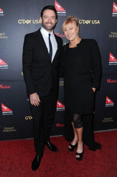 Hugh Jackman celebrated his 20th anniversary with his wife on the beach.