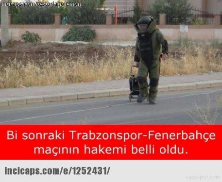 Trabzonspor-Fenerbahçe maçı capsleri