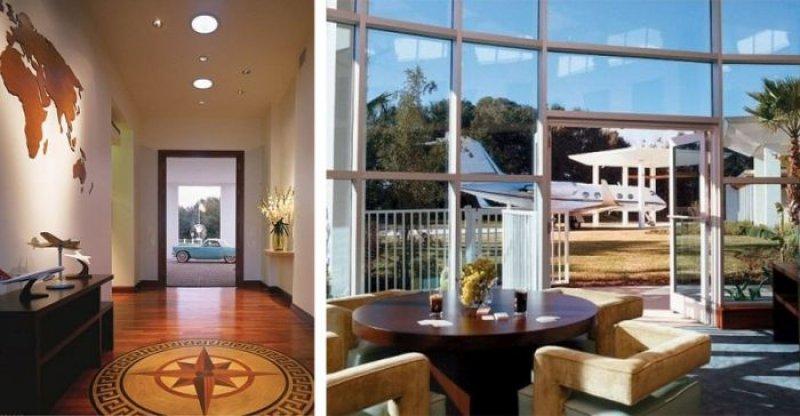 Ünlü aktör John Travolta'nın muhteşem evi 