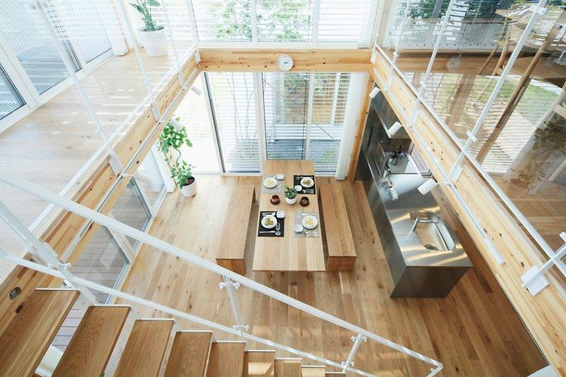 Küçük evler için loft tarzı dekorasyonlar