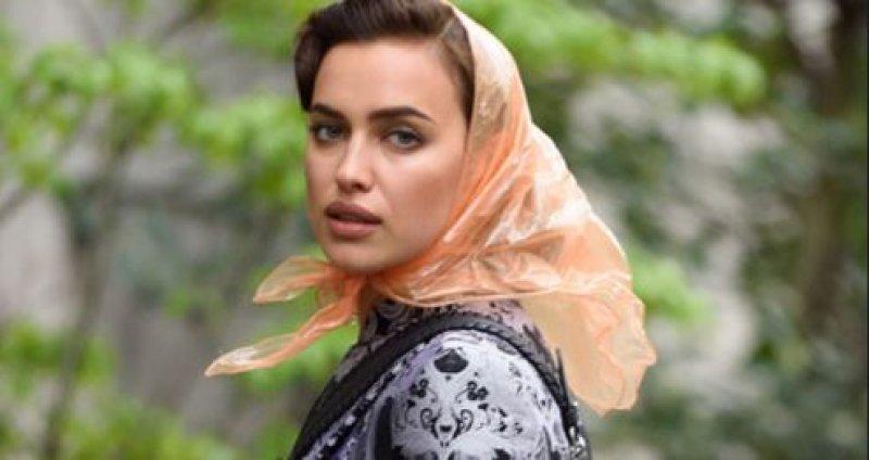 Irina Shayk başörtü taktı