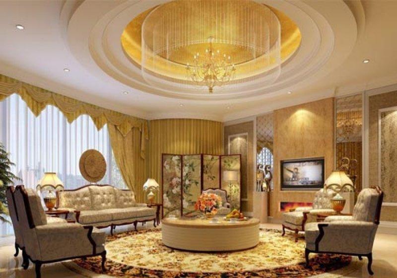 En modern tavan dekorasyonları