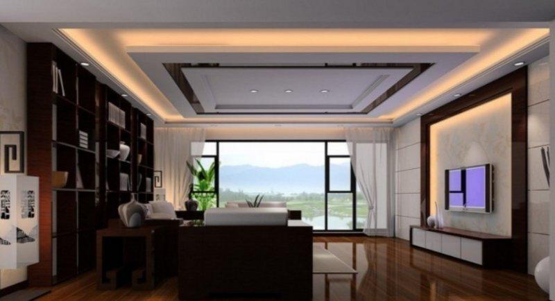 En modern tavan dekorasyonları