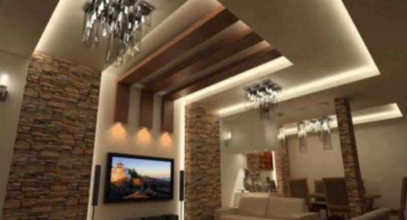 En modern tavan dekorasyonları
