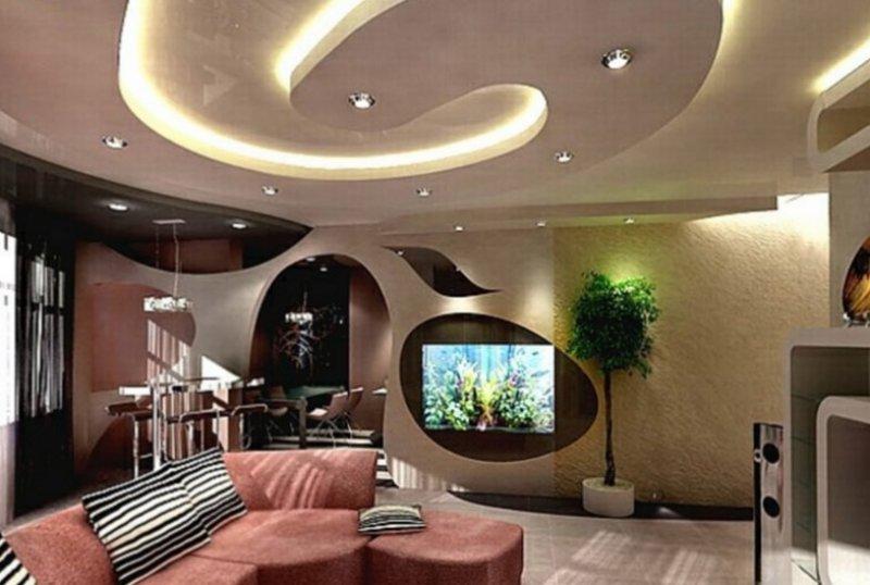 En modern tavan dekorasyonları