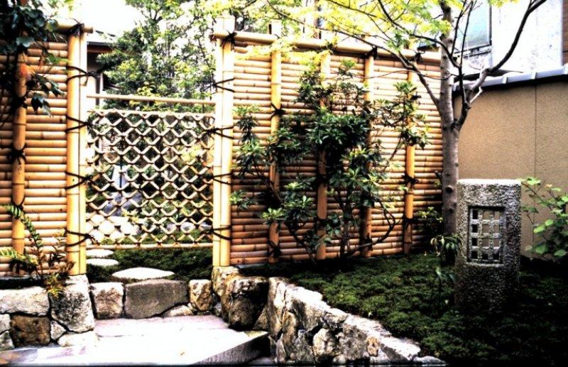 Yeni trend bambu bahçe çiti 