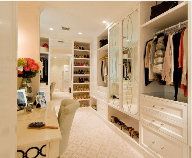 Giysi odası için dekorasyon fikirleri