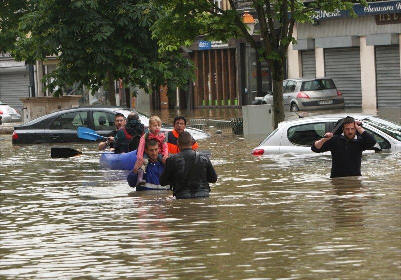 Fransa'da sel felaketi