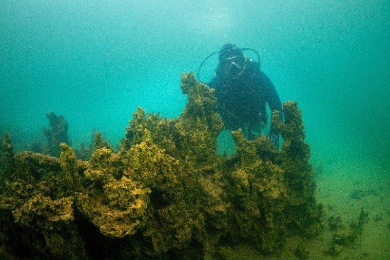 Van Gölü derinliklerinde tarihi eser 