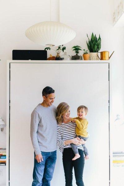 55 metrekarelik evi olduğundan geniş gösteren Kanadalı çift 