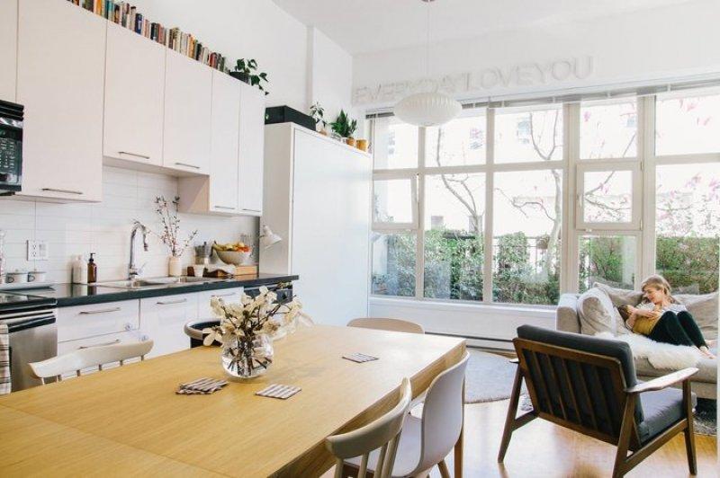 55 metrekarelik evi olduğundan geniş gösteren Kanadalı çift 