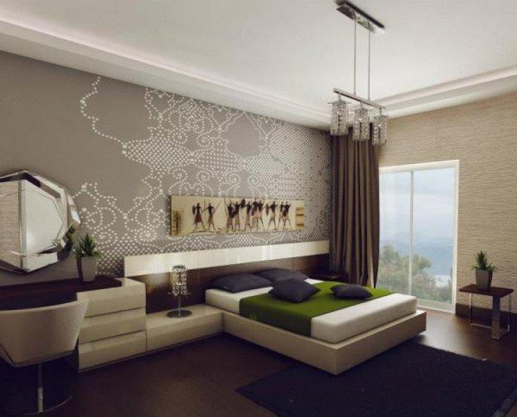 Romantik yatak odası dekorasyonları 