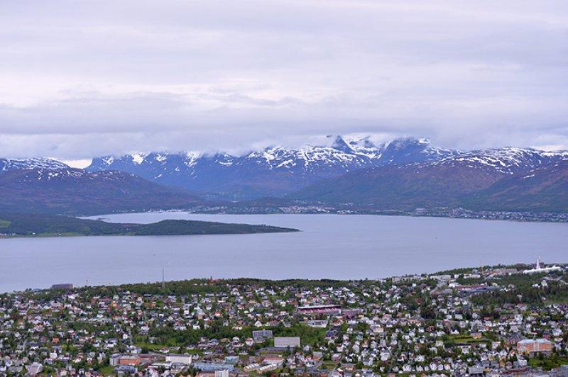  Tromso kentinde güneşin 2 ay hiç batmıyor