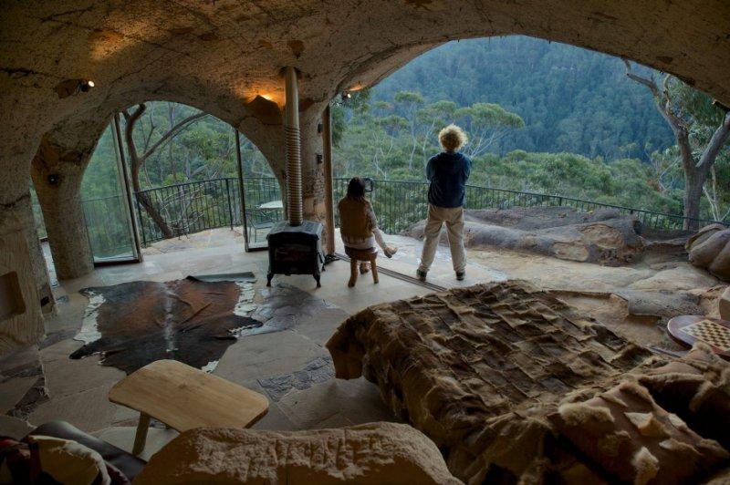 Modern dünyanın sıradışı mağara evi