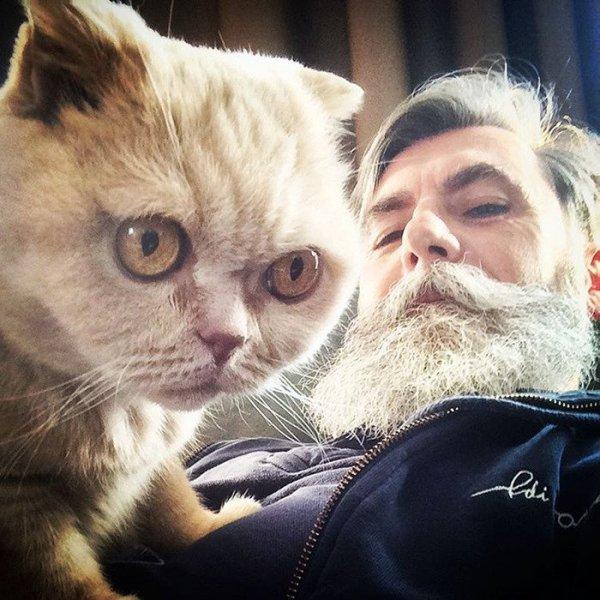 60 yaşındaki adam sakal bıraktıktan sonra model oldu