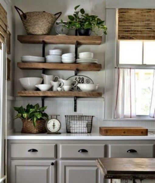 Mutfakta açık raf trendi