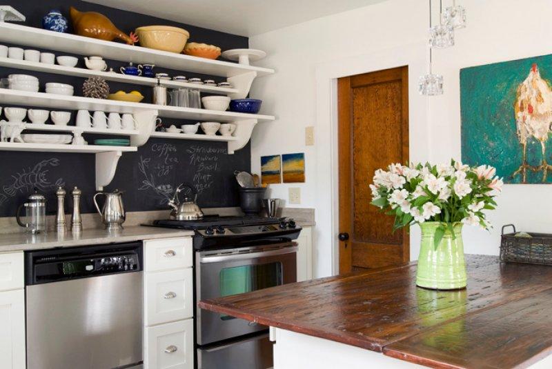 Mutfakta açık raf trendi