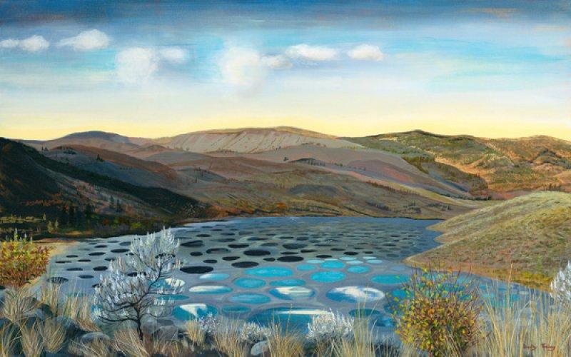 Kanada’nın en ilginç su birikintisi: Lekeli Göl